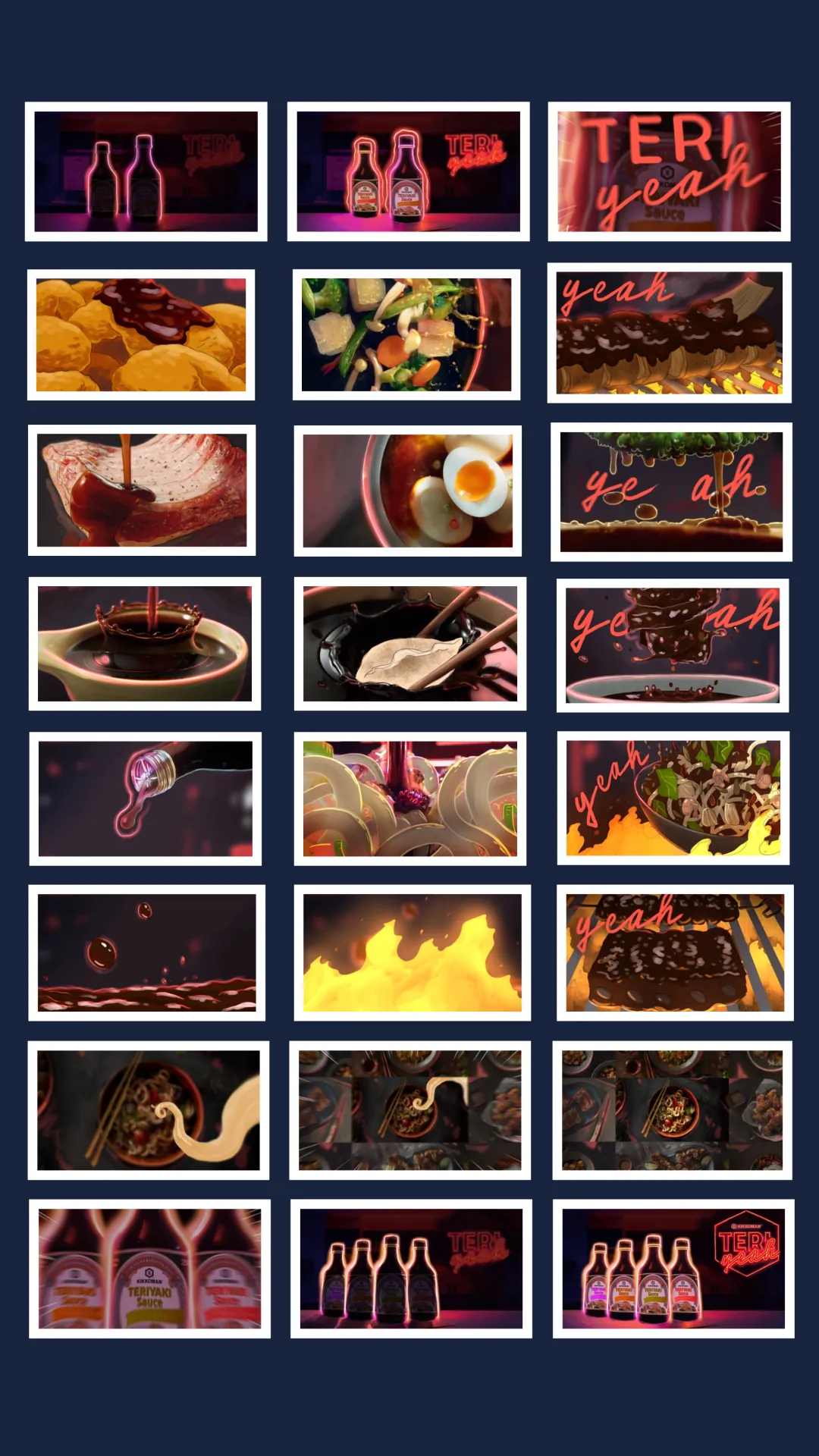Kikkoman — Teriyaki, storyboard